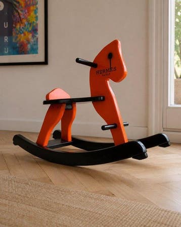 This Is Not A Toy - sculptuur, Rocking H - 74 cm - Hout -