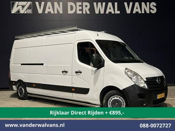 Opel Movano L3 H2 | Lease vanaf 252,- p/mnd, Gebruikt, Euro 6, Movano, Wit