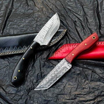 Keukenmes - Japanse chef. Handgemaakt keukenmes. Damascus