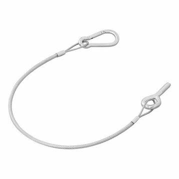 Tailgate cable 42 cm - 1x M8 and snap hook, Auto diversen, Verzenden, Nieuw