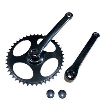 Falkx MTB/ATB crankstel - 44 tanden - staal - 170 mm - zwart, Fietsen en Brommers, Fietsonderdelen, Ophalen of Verzenden, Nieuw