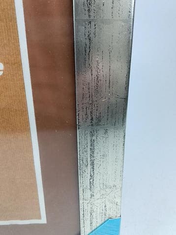 fotolijst 30x40 houten lijst zilver met zwart, Ophalen of Verzenden, Nieuw