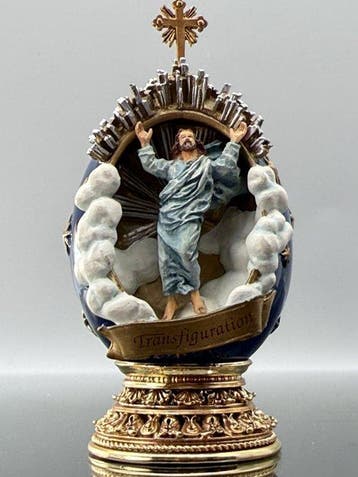 Fabergé ei - Transfiguratie - House of Faberge 24 Karat Gold, Antiek en Kunst