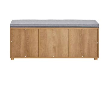Houten Schoenenbank met Laden en Deuren – Met Opbergruimte, Huis en Inrichting, Kasten | Schoenenkasten, Verzenden, Nieuw