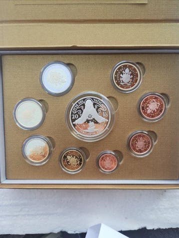 Vaticaan. Proof Set 2025 (incl. 20 Euro Silver) (Zonder