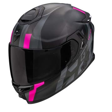 Scorpion EXO-GT SP AIR Touradven Mat Zwart Roze, Motoren, Kleding | Motorhelmen, Integraalhelm, Nieuw met kaartje, Overige merken