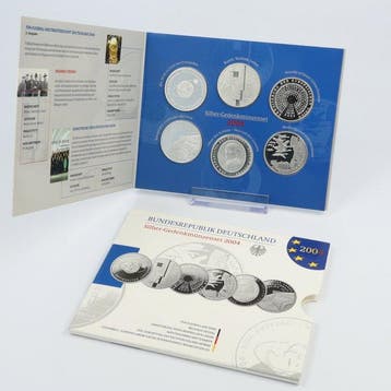 Duitsland. 10 Euro 2004 (6 coins) Proof (Zonder