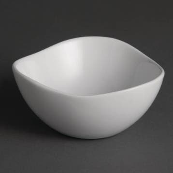 witte porselein schaal | stuks 12, Verzenden