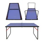 Mini Tafeltennistafel 137 cm met Net Batjes en Ballen, Sport en Fitness, Tafeltennis, Verzenden, Nieuw