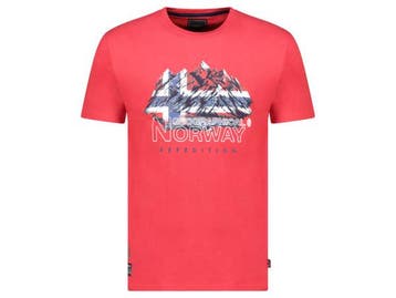 Veiling - Geographical Norway Jummit Shirt Rood - M, Nieuw