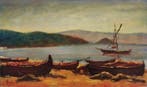 Giorgio Belloni (1861-1944), Attrib. - Riviera Ligure - Noli