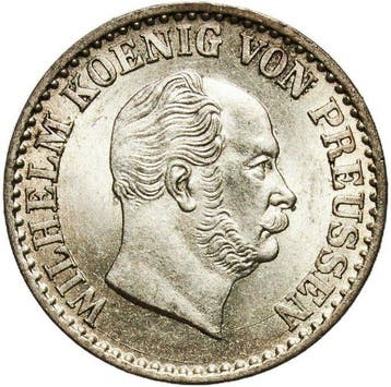Duitsland, Pruisen Willem I. Groschen 1869 (Frankfurt)