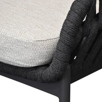 Diamond dining tuinstoel zwart rope, Tuin en Terras, Tuinstoelen, Ophalen of Verzenden, Nieuw