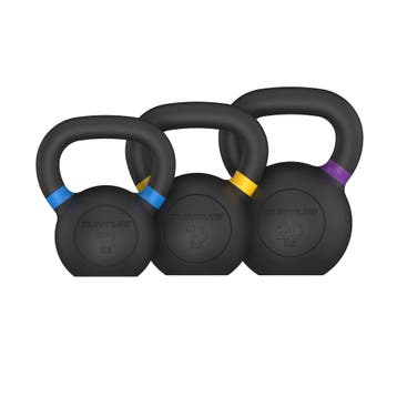 Tunturi Platinum Cast Iron Kettlebell - 12 - 20kg set, Verzenden, Nieuw