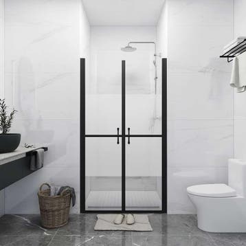vidaXL Douchedeur (73-76)x190 cm ESG halfmat, Verzenden, Nieuw
