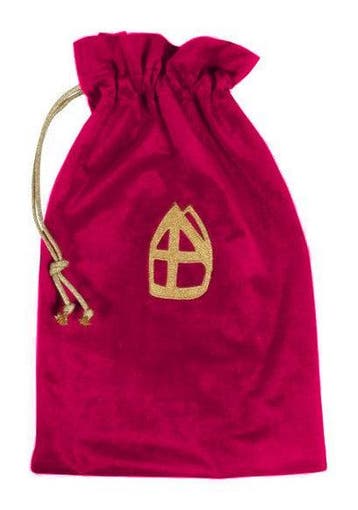 Pepernotenzak met mijter Pink, Verzenden, Nieuw