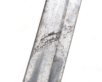 Schutterij sabel, officieren model 1852, Nederland, 19e eeuw, Verzamelen