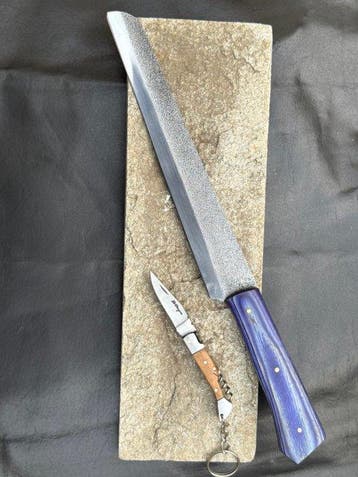 Hekito - Keukenmes - Carving knife - Exclusief vintage