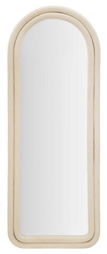 WANDSPIEGEL CLOE CRÈME FLUWEEL CM 60X4X160, Ophalen of Verzenden, Nieuw