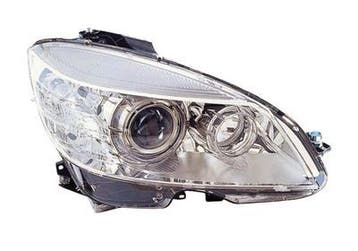 Mercedes C W204 2007-2010 Xenon Koplamp Rechts D1S+H7 Xenon, Verzenden, Nieuw