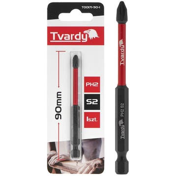 Ph2 Bit 90mm S2 - Schroefbit - Boorbit - Bitje - Slagbit, Ophalen of Verzenden, Nieuw