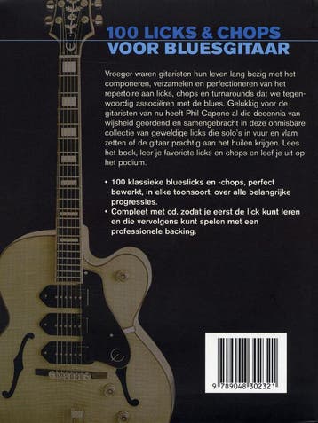 100 licks & chops voor bluesgitaar 9789048302321 Phil Capone, Boeken, Verzenden, Gelezen, Phil Capone