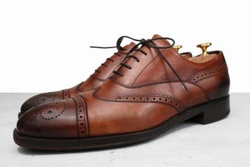 PRADA - Wingtip Oxford - Brogues - Maat: EU 42.5, Kleding | Heren, Nieuw
