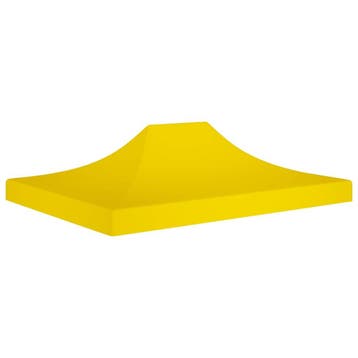 vidaXL Partytentdak 270 g/m² 4,5x3 m geel, Verzenden, Nieuw, Partytent