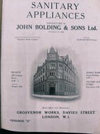 John Bolding & Sons Ltd. - Sanitary Appliances - 1932