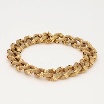 Armband - 18 karaat Geel goud, Sieraden, Tassen en Uiterlijk, Armbanden, Nieuw