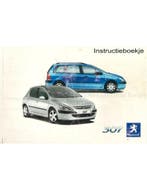 2002 PEUGEOT 307 INSTRUCTIEBOEKJE NEDERLANDS