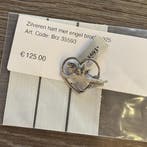 Zilveren hart met engel broche 925, Ophalen of Verzenden, Nieuw