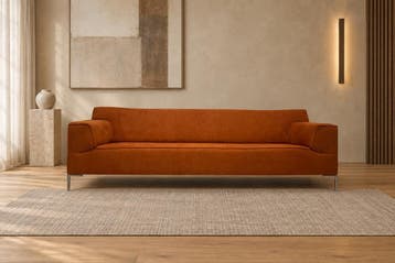 NIEUW Design on Stock Bloq 4-Zits + GARANTIE | NP €4.750, 250 tot 300 cm, 75 tot 100 cm, Ophalen of Verzenden, Rechte bank
