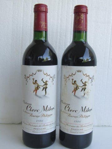 1986 Chateau Clerc Milon - Bordeaux, Pauillac 5ème Grand Cru, Nieuw