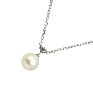 Mikimoto - Halsketting - 18 karaat Witgoud, Nieuw