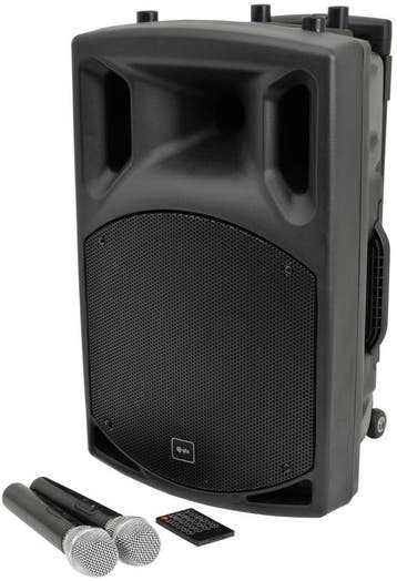 Refurbished Qtx QX12PA-plus Bluetooth Luidspreker USB/SD/FM, Audio, Tv en Foto, Luidsprekers, Verzenden, Nieuw, Overige typen