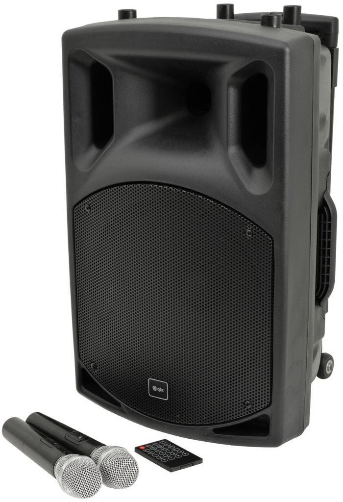 Refurbished Qtx QX12PA-plus Bluetooth Luidspreker USB/SD/FM, Audio, Tv en Foto, Luidsprekers, Overige typen, Nieuw, Overige merken