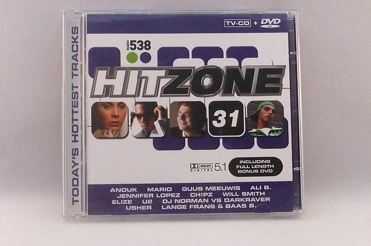 538 Hitzone 31 (CD + DVD), Cd's en Dvd's, Cd's | Verzamelalbums, Zo goed als nieuw, Ophalen of Verzenden