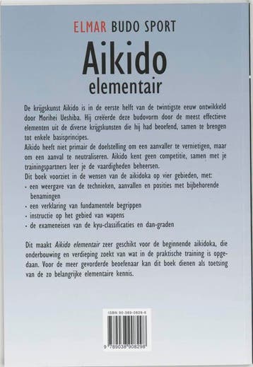 Aikido elementair / Elmar budo sport 9789038908298 H. Kat, Verzenden, Gelezen, H. Kat