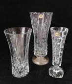 Cristal dArques - Vaas (3) - Kristal, Zilverachtig metaal, Antiek en Kunst