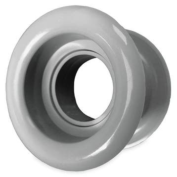 Rond deurrooster Ø40mm - kunststof grijs, Verzenden, Nieuw