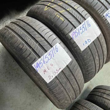 2 x Michelin Energy Saver 195-55-16 Zomerbanden 5,5mm, Auto-onderdelen, Banden en Velgen, Gebruikt, 16 inch, Ophalen of Verzenden