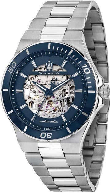 Maserati R8823140019 Sfida automatisch horloge 41 mm, Overige merken, Staal, Verzenden, Polshorloge