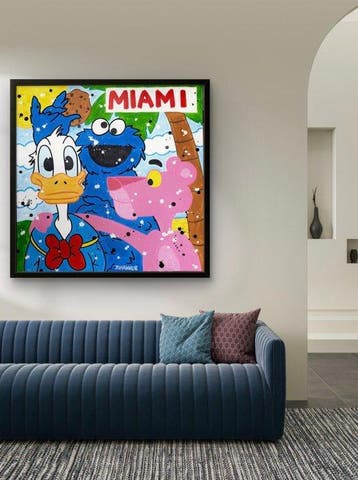 Johanne8 (1974) - MIAMI- XL Painting