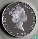 Cookeilanden 5 dollars 1996 (PROOF) Polar bear, Verzenden, Losse munt, Goud