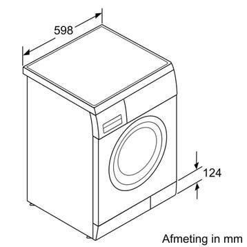 Bosch wasmachine 9kg dekbed gordijnen groot gezin A+++, Energieklasse A of zuiniger, 1200 tot 1600 toeren, 8 tot 10 kg, Refurbished