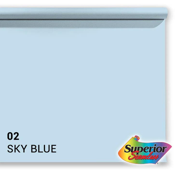 Superior Achtergrondpapier Sky Blue 2.72m x 11m, Audio, Tv en Foto, Fotografie | Fotostudio en Toebehoren, Achtergrond, Nieuw