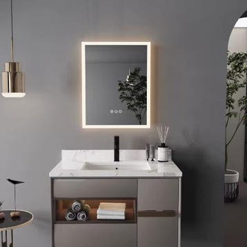 Verlichte LED Badkamerspiegel met Geheugenfunctie, Huis en Inrichting, Verzenden, Nieuw