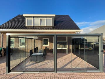 Glazenschuifdeuren 200+ maten | Snelle levering, Ophalen of Verzenden, Nieuw, Veranda