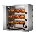 GGM Gastro | Gas kippengrill roterend - 10,2kW - 3 spitten |, Verzenden